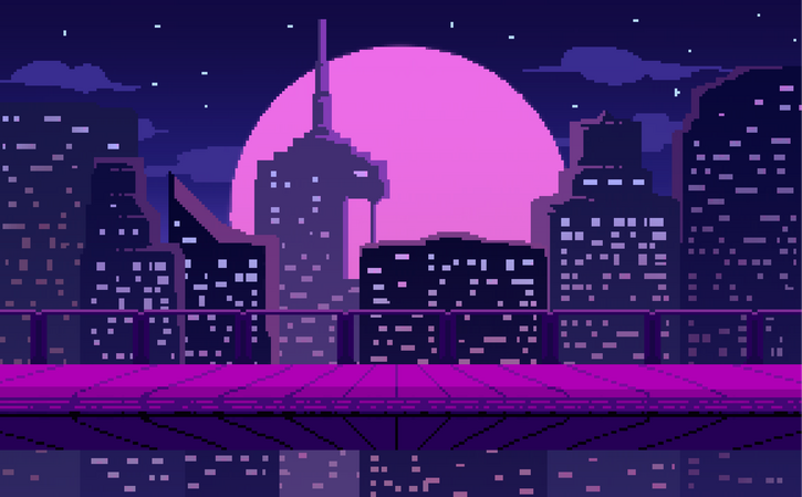 Pixel Cityscape